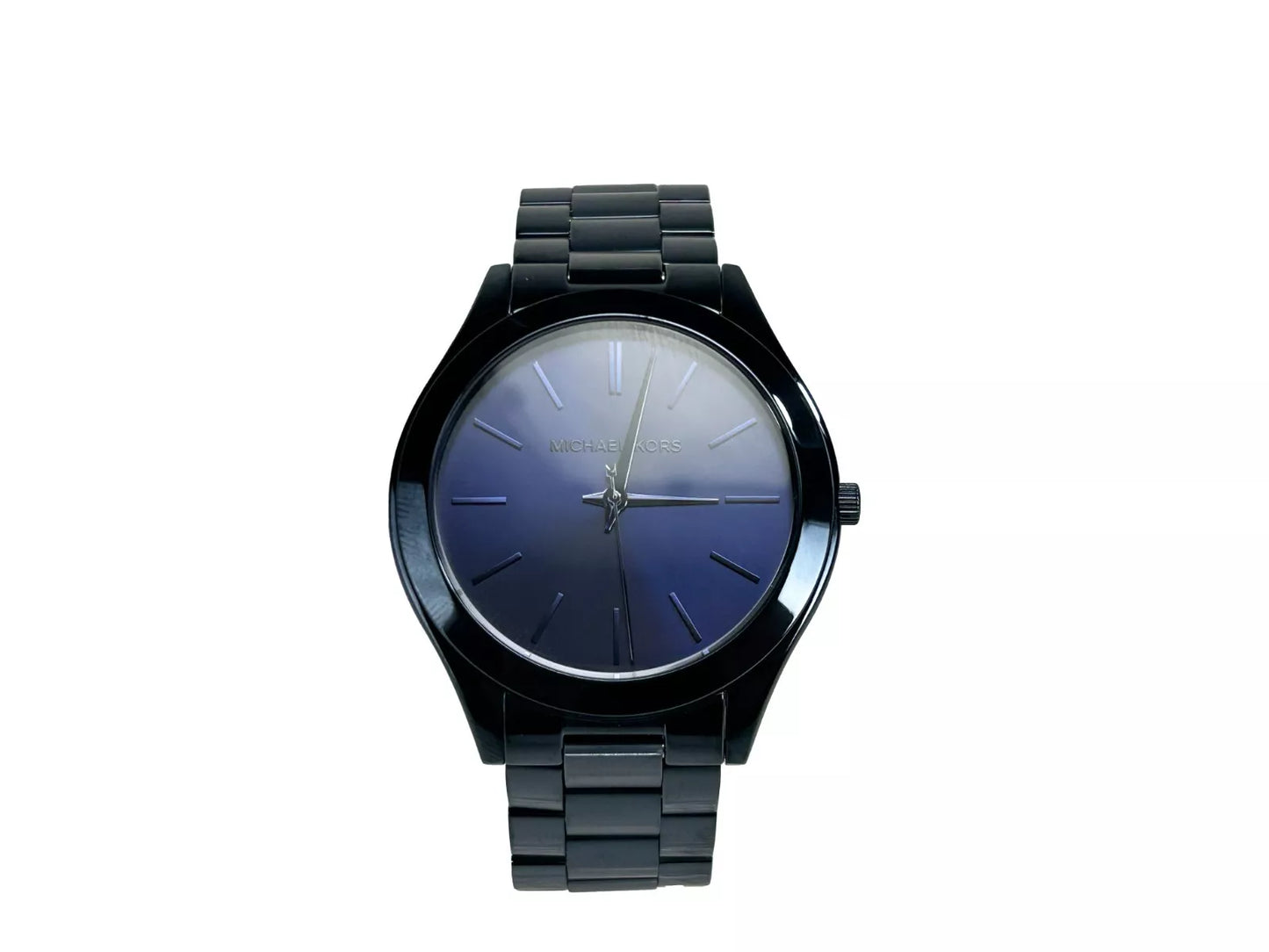 Slim Runway Stainless Steel Watch MK3419 Blue