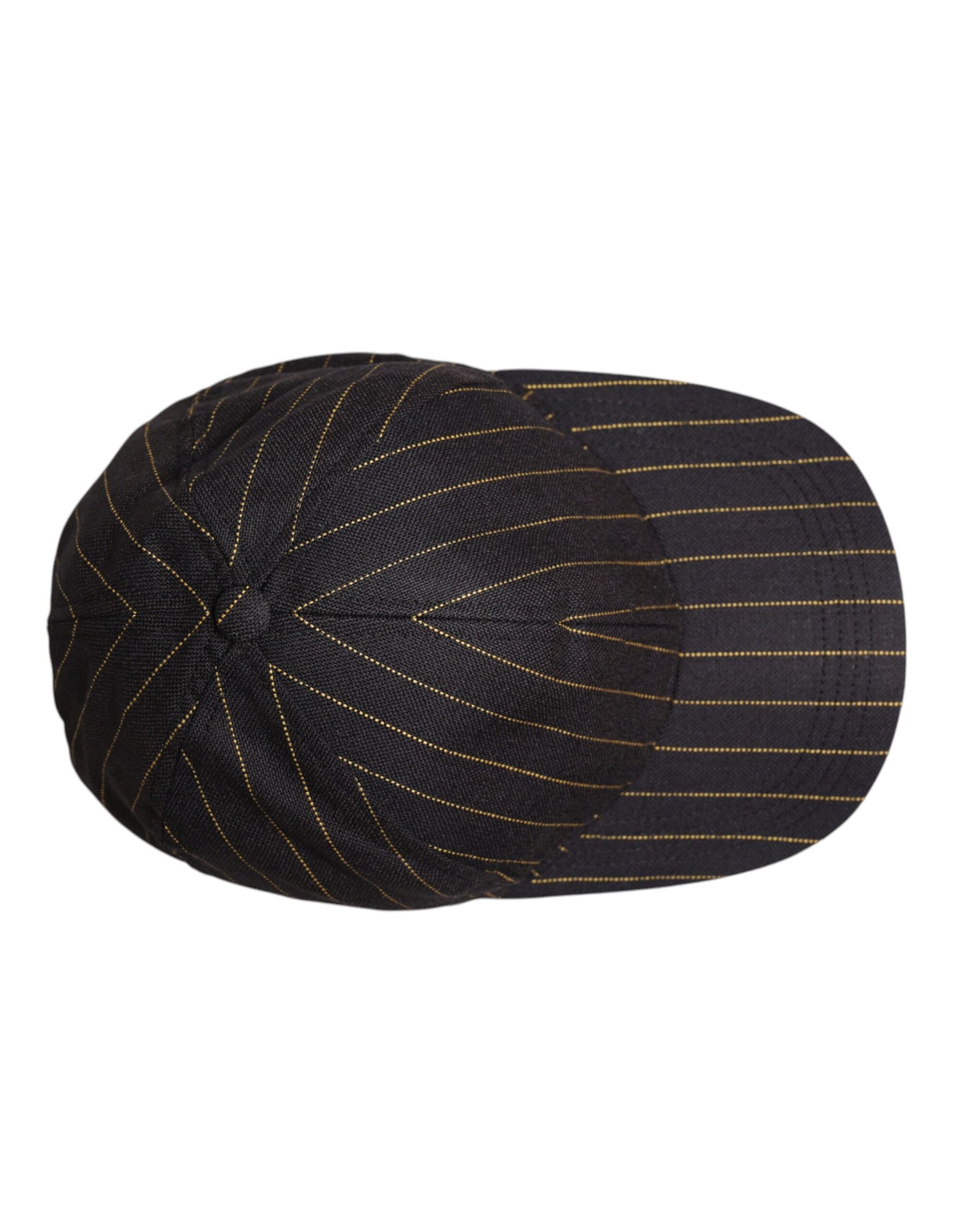 Brown Stripes Cotton 6 Panels Baseball Cap