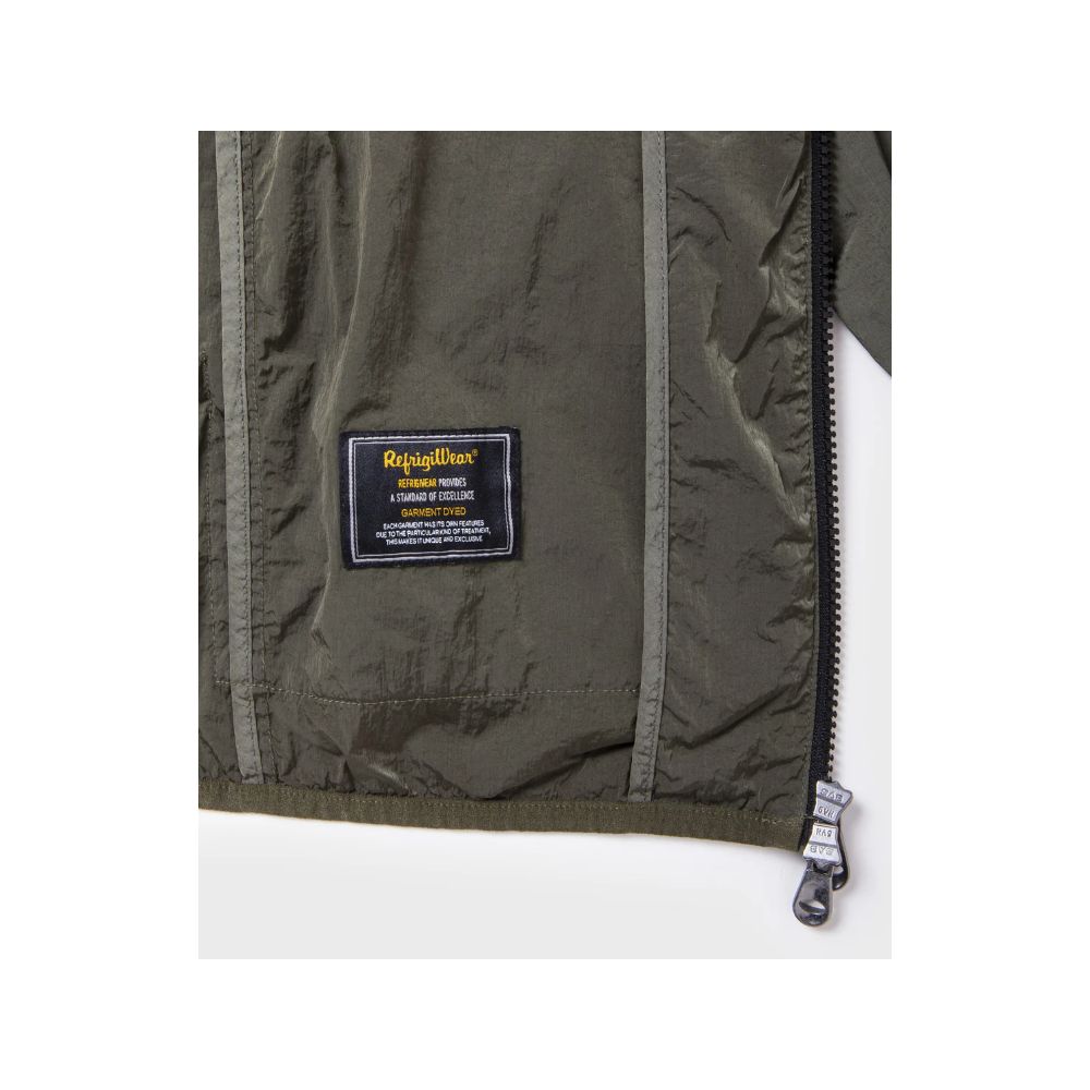 Green Polyamide Men's Jacket