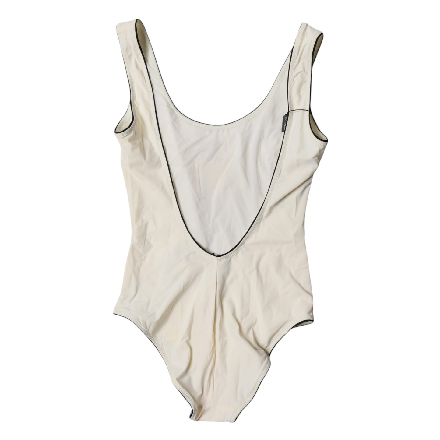 White Black Logo One Piece Beachwear Swimwear