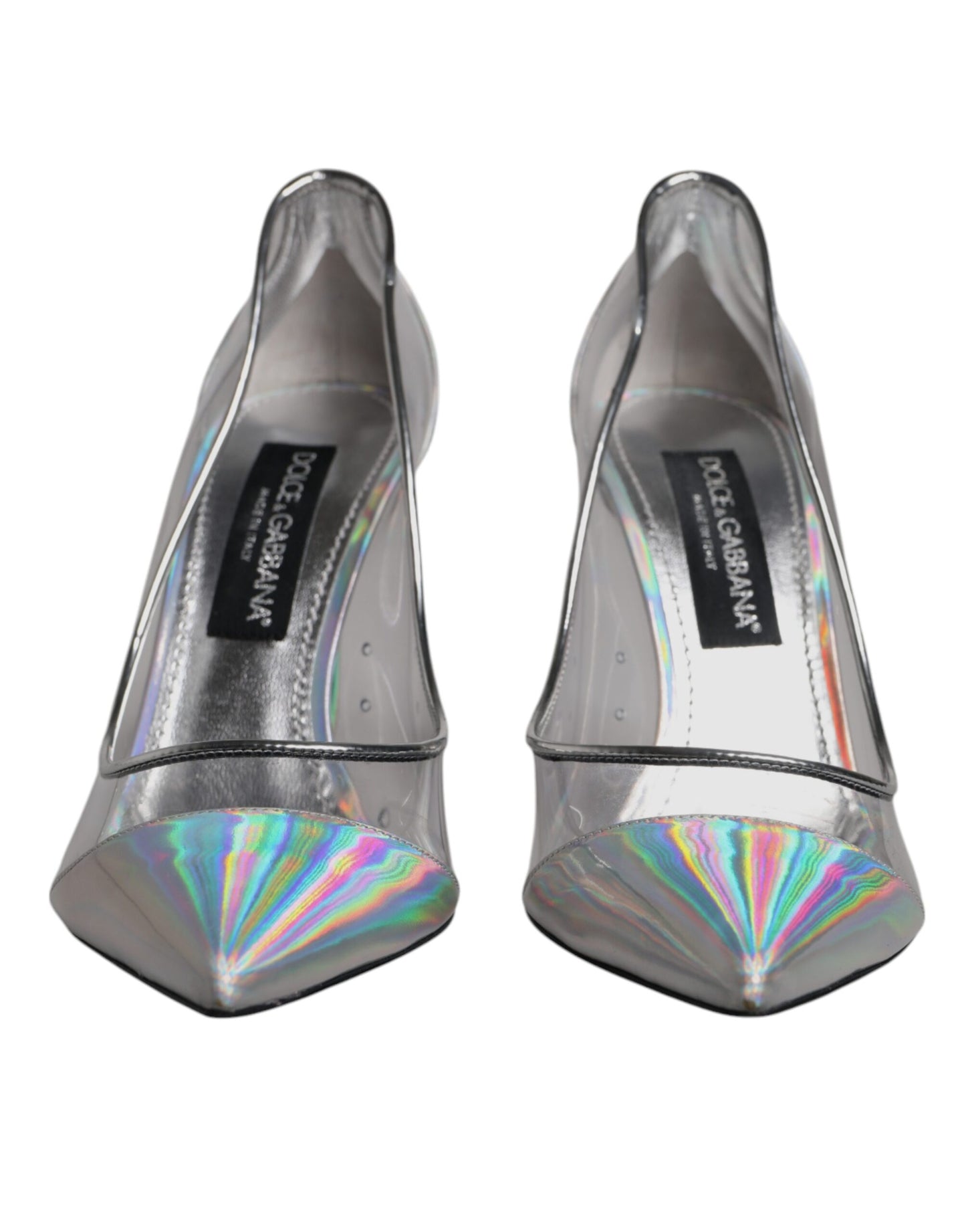 Multicolor Iridescent Pointed Toe Pumps Shoes
