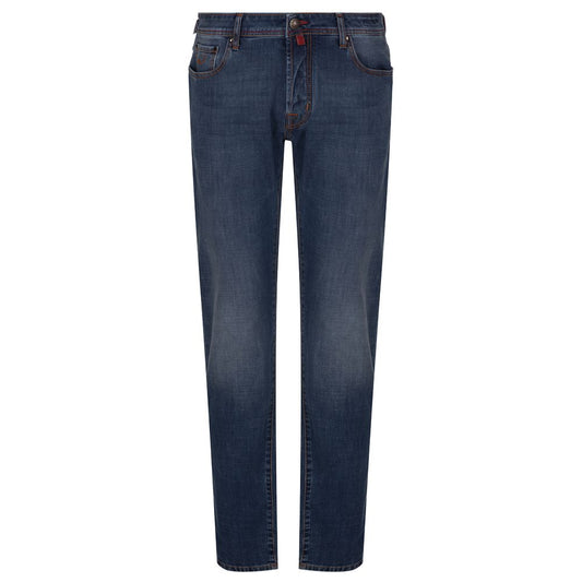 Blue Cotton Men's Jeans