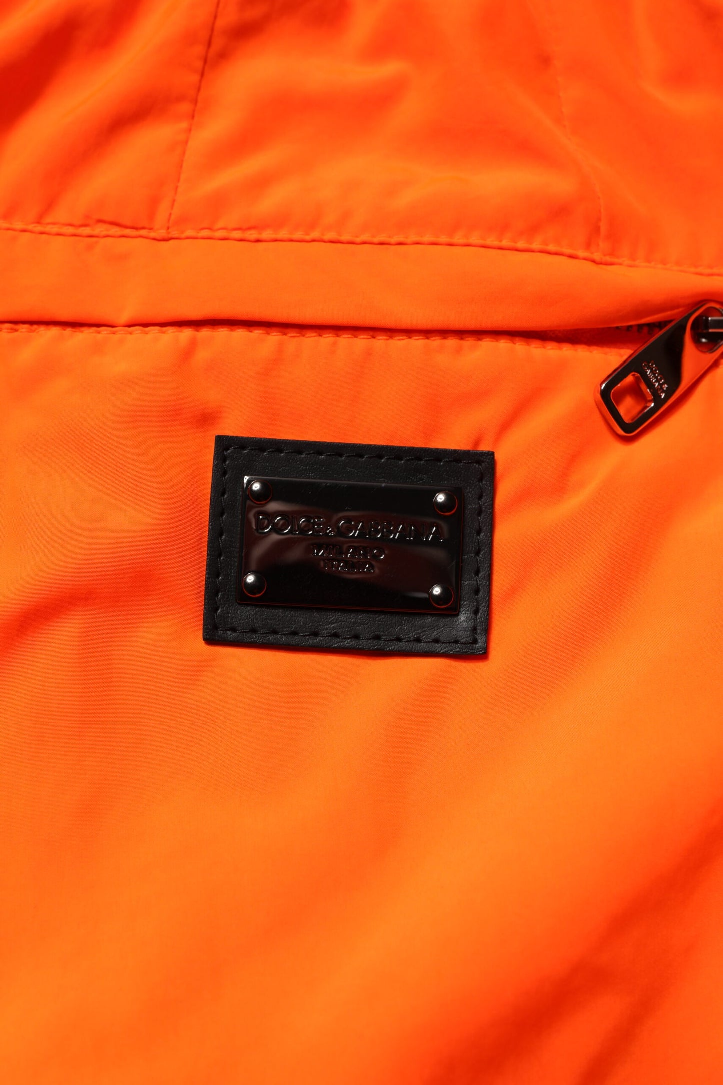 Orange Polyester Men Jogger Sweatpants Pants