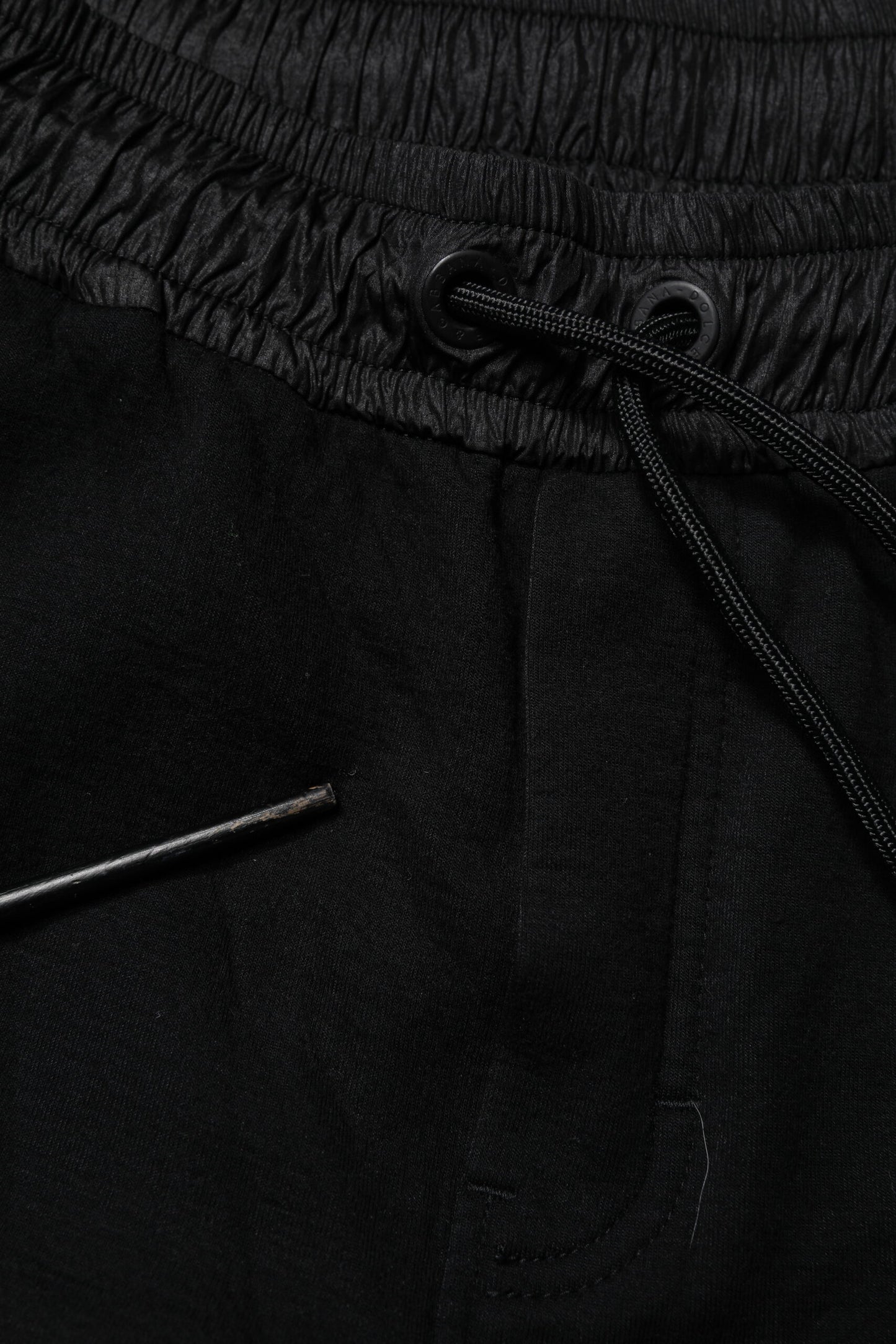 Black Cotton Blend Men Jogger Sweatpants Pants