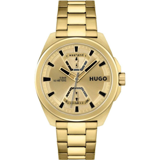 Gold Stainless Steel Watch