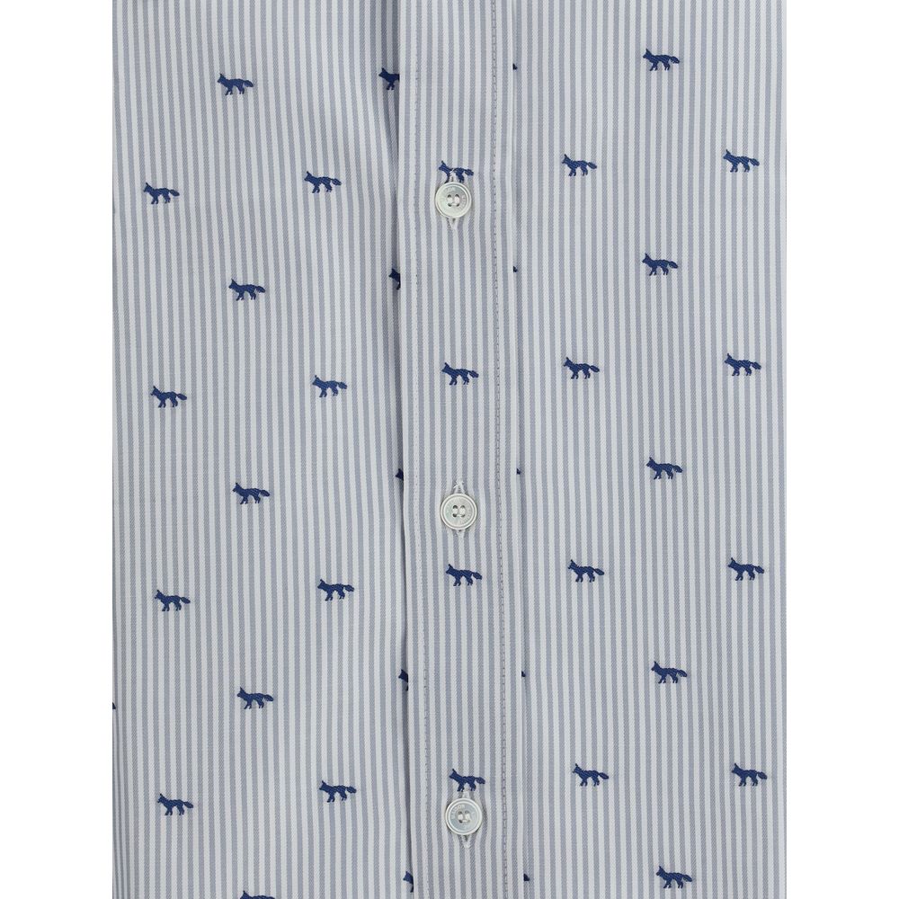 Striped shirt with iconic fox