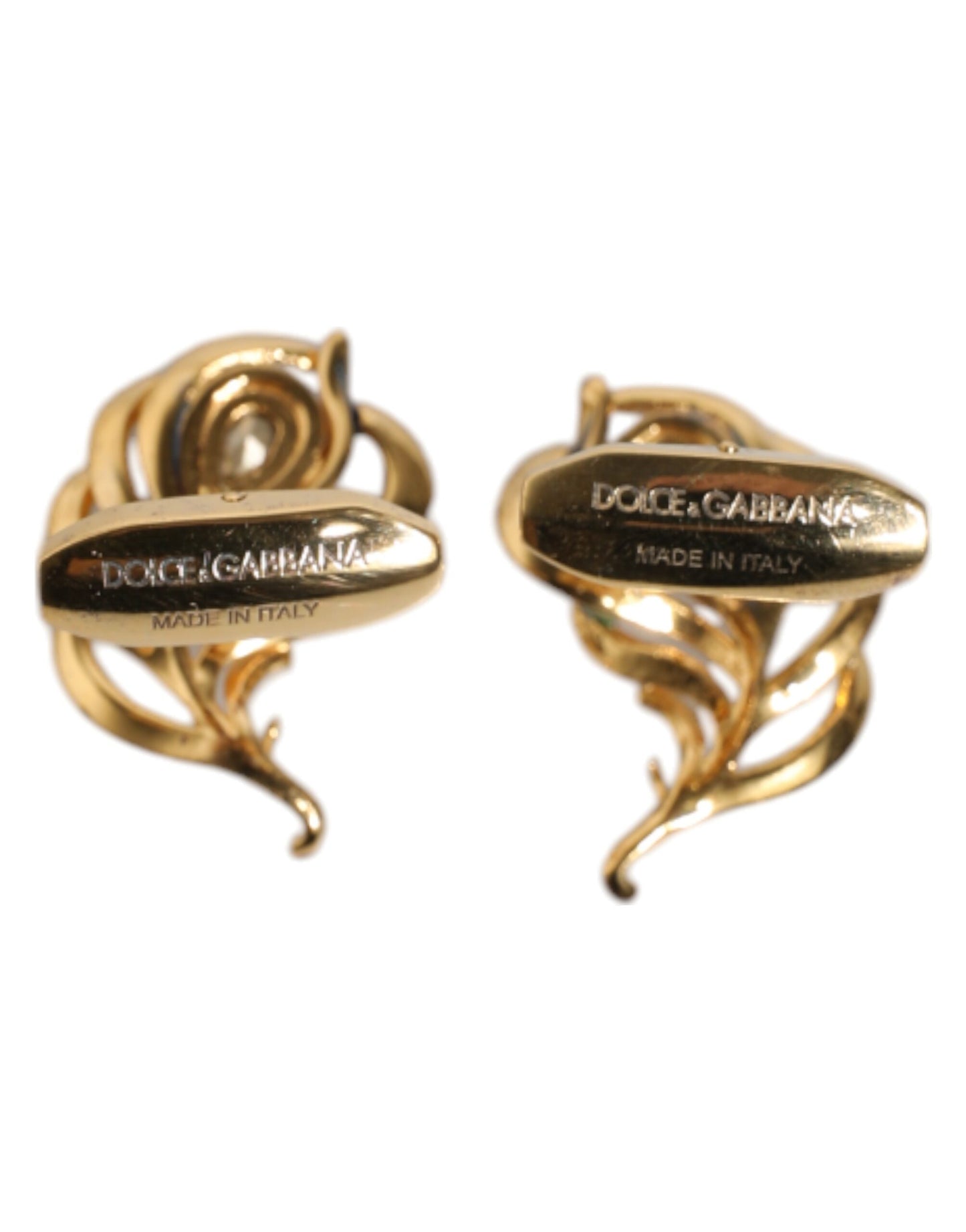 Multicolor Peacock Feathers 925 Sterling Silver Cufflink