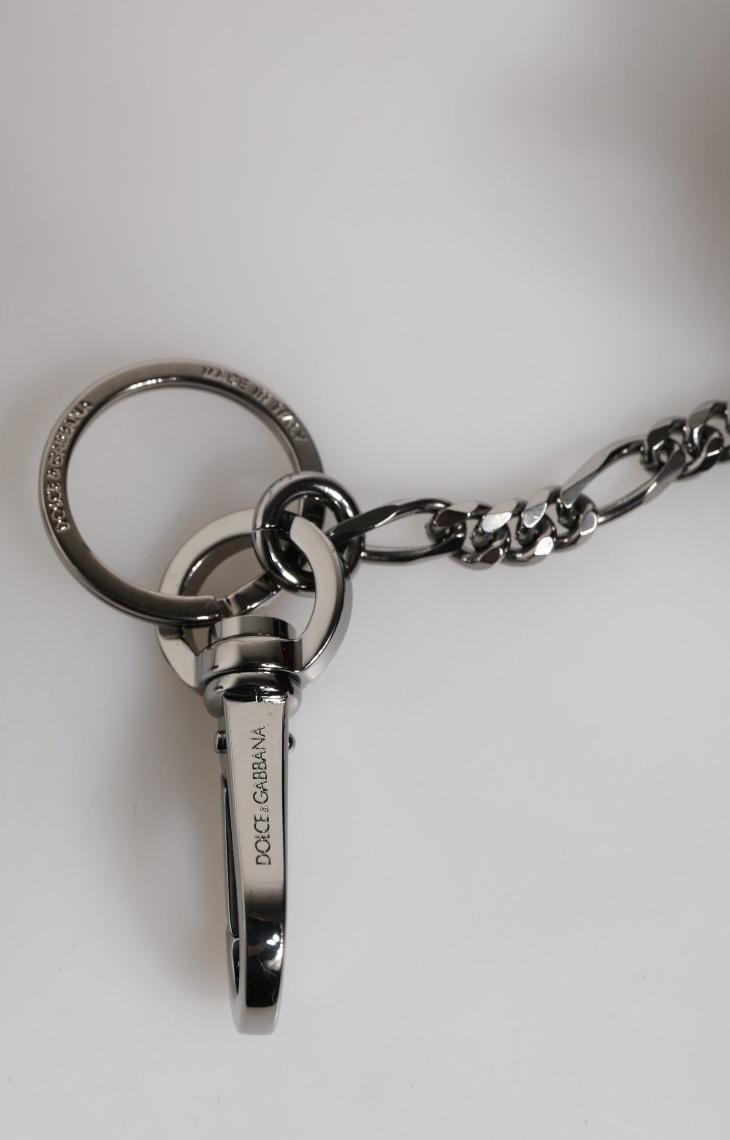 Red Black Polyester Animal Silhouette Keychain Keyring