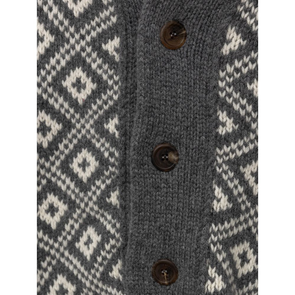 White Cashmere Cardigan