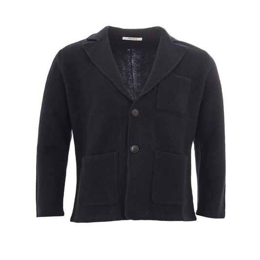 Elegant Woolen Blue Jacket for Men