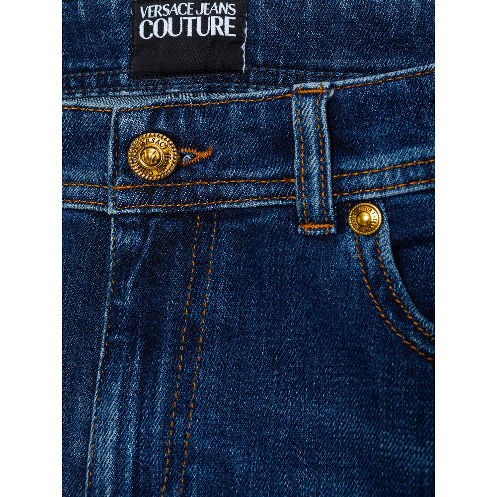 Blue Cotton Jeans Denim