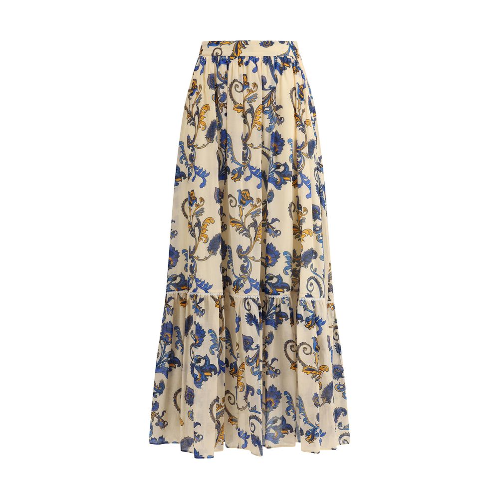 Paisley printed Long Skirt