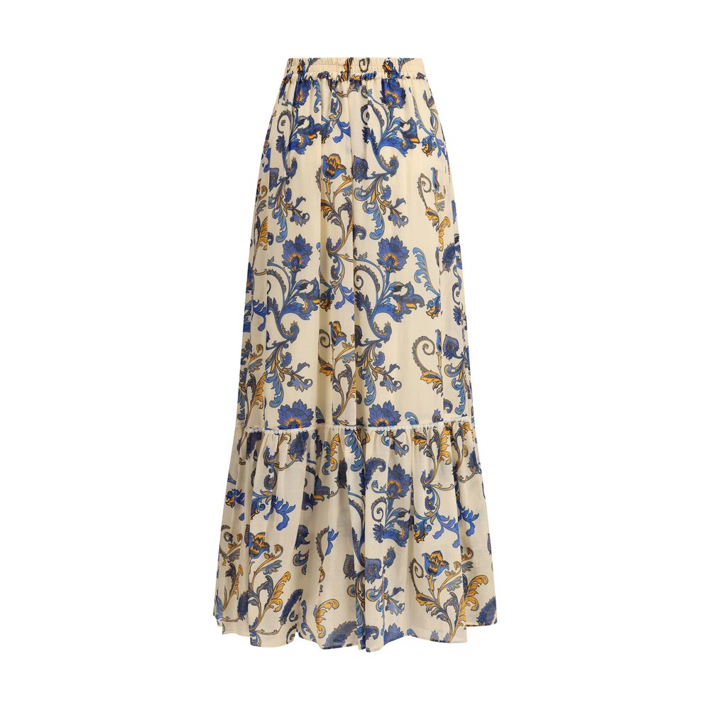 Paisley printed Long Skirt