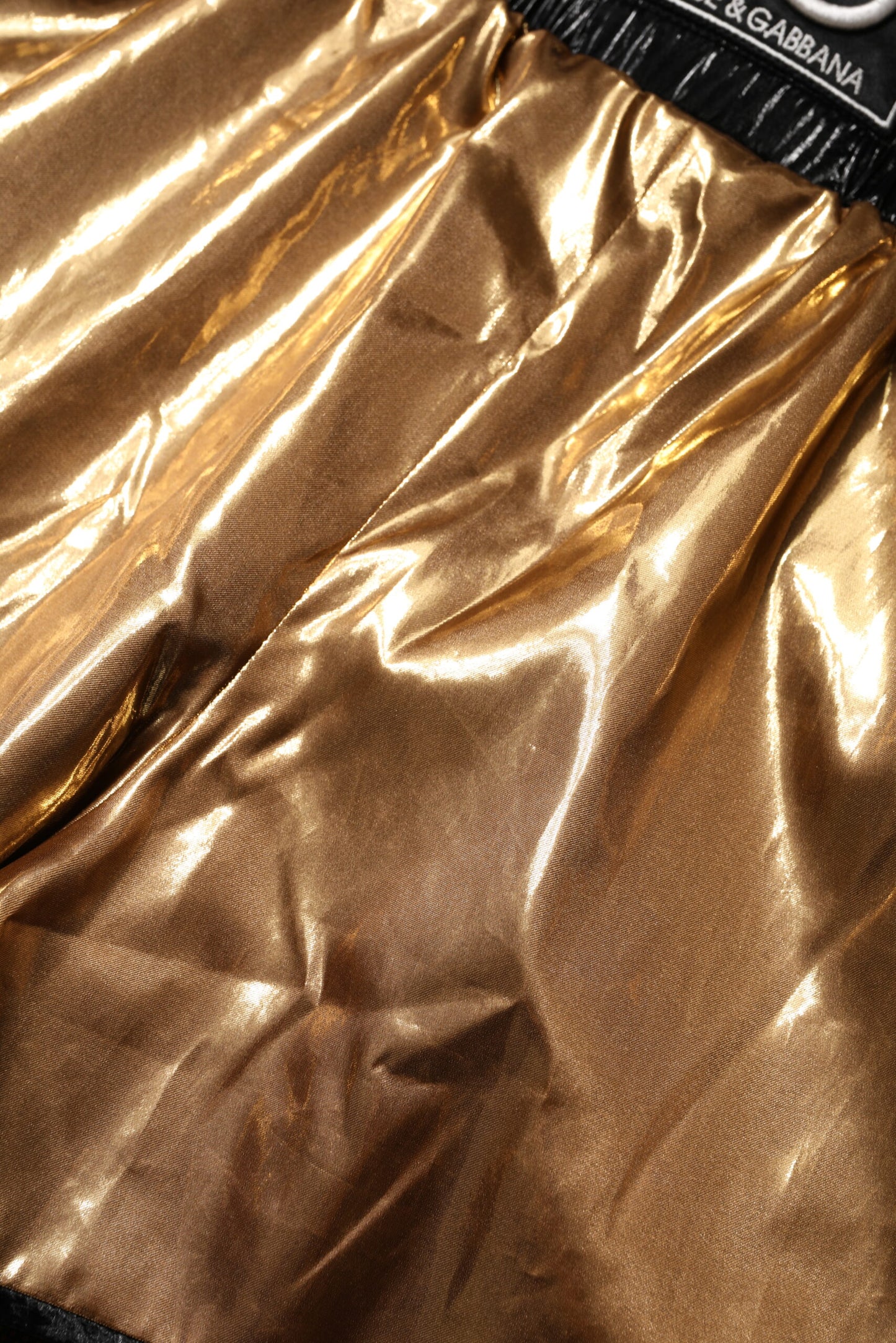 Metallic Gold High Waist Women Hotpants Short