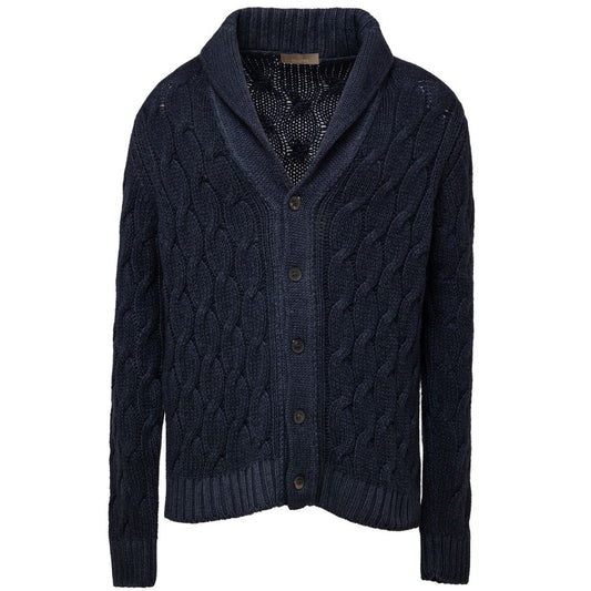 Blue Cashmere Cardigan