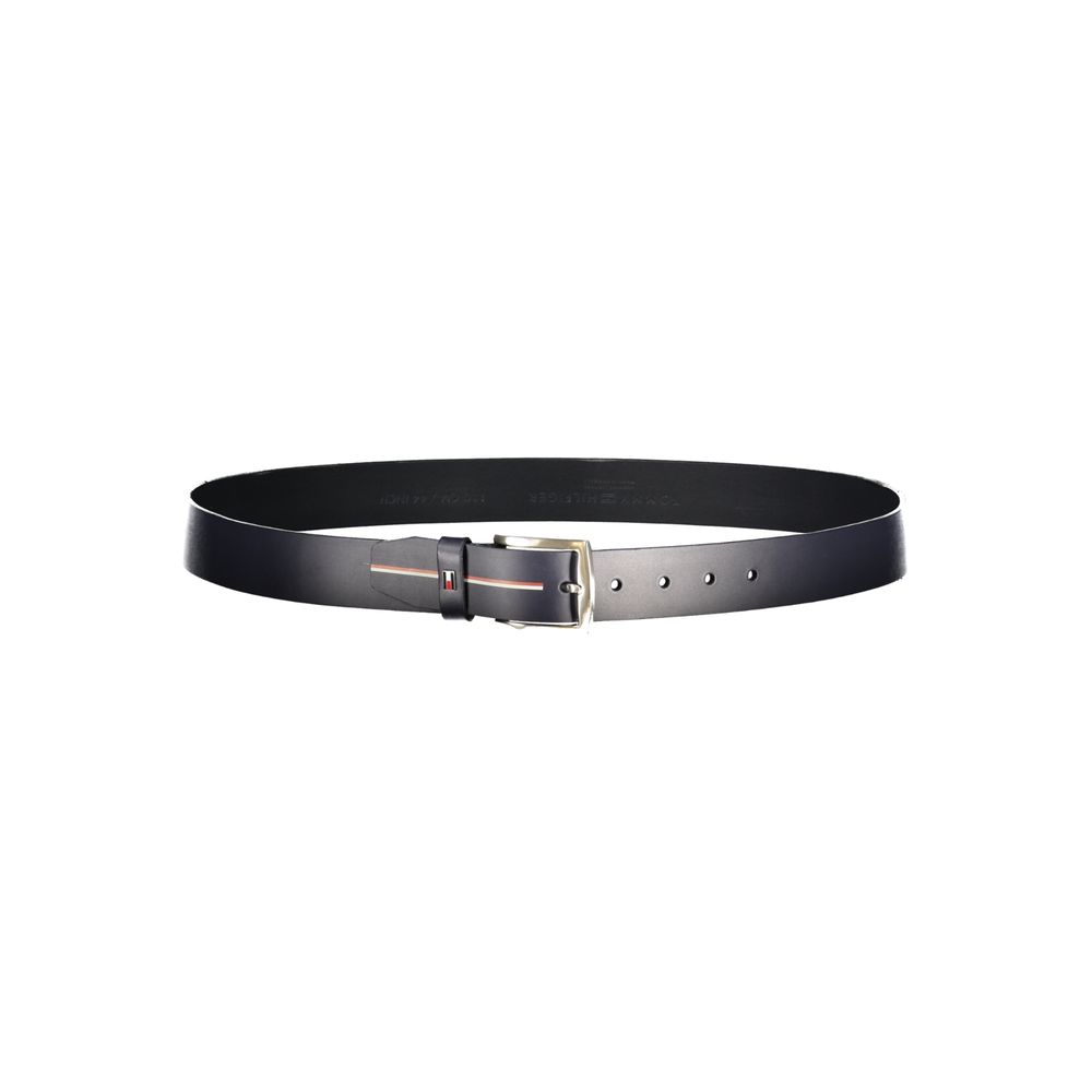 Blue Leather Men Belt