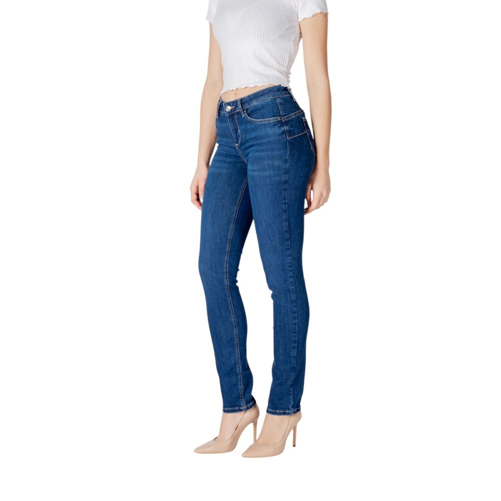 Blue Cotton Mom Jean