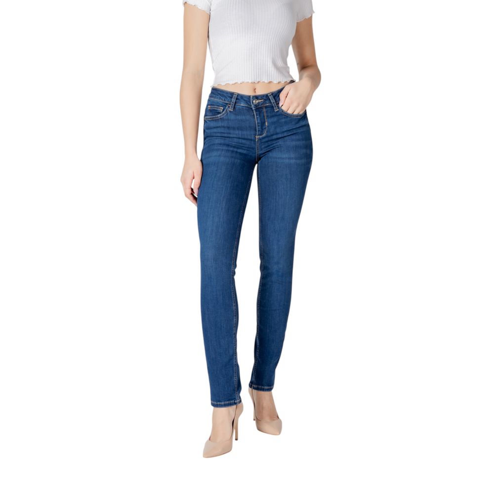 Blue Cotton Mom Jean