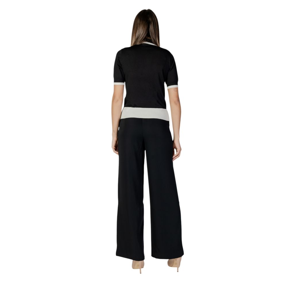 Black And White Viscose Sweater