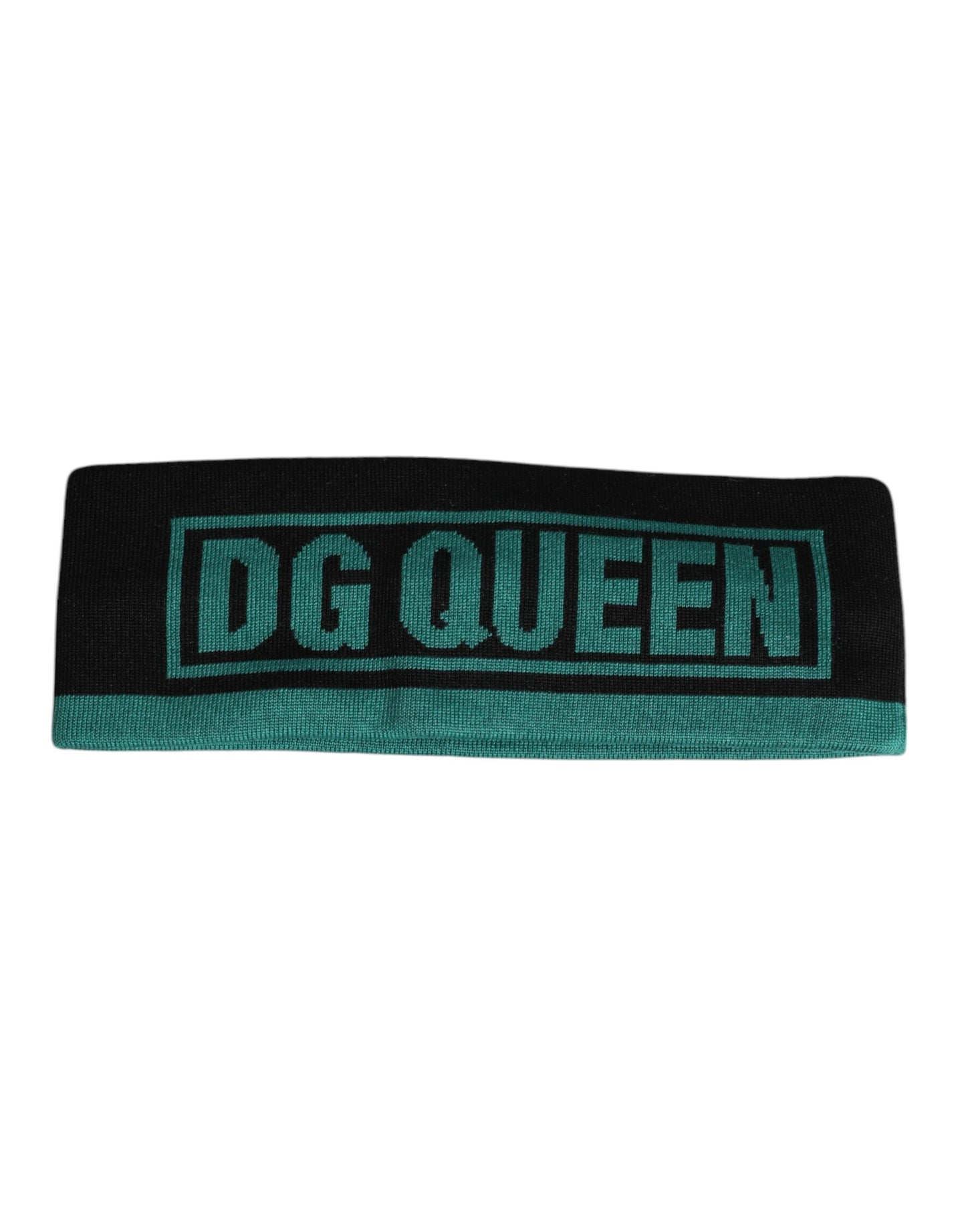 Black Silk Knitted DG Queen Head Band Hat