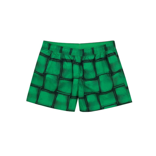 Green Polyamide Swim Shorts