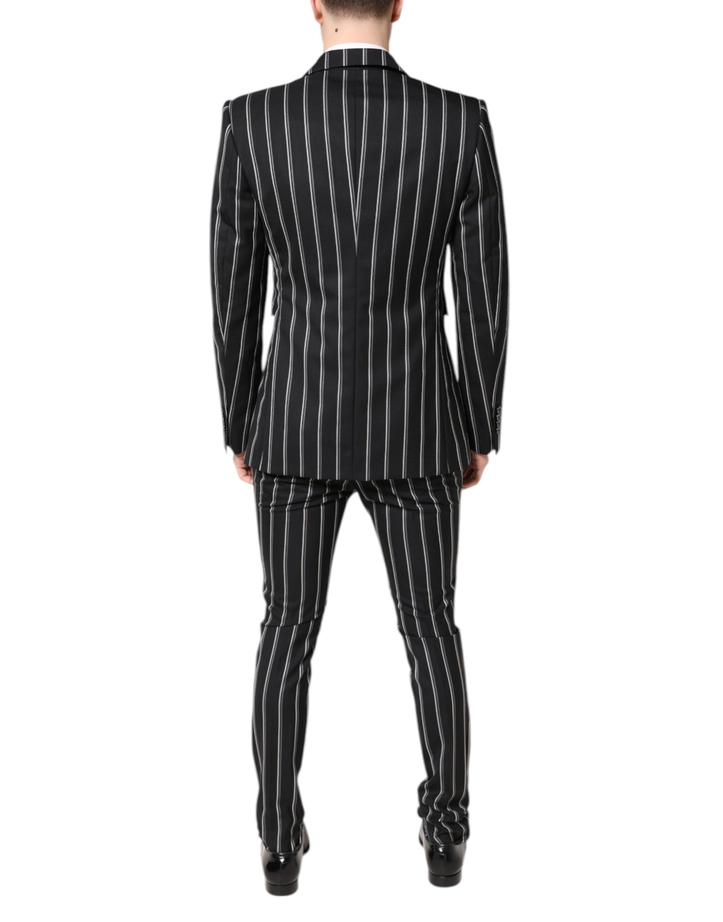 Black Striped SICILIA Formal 2 Piece Suit