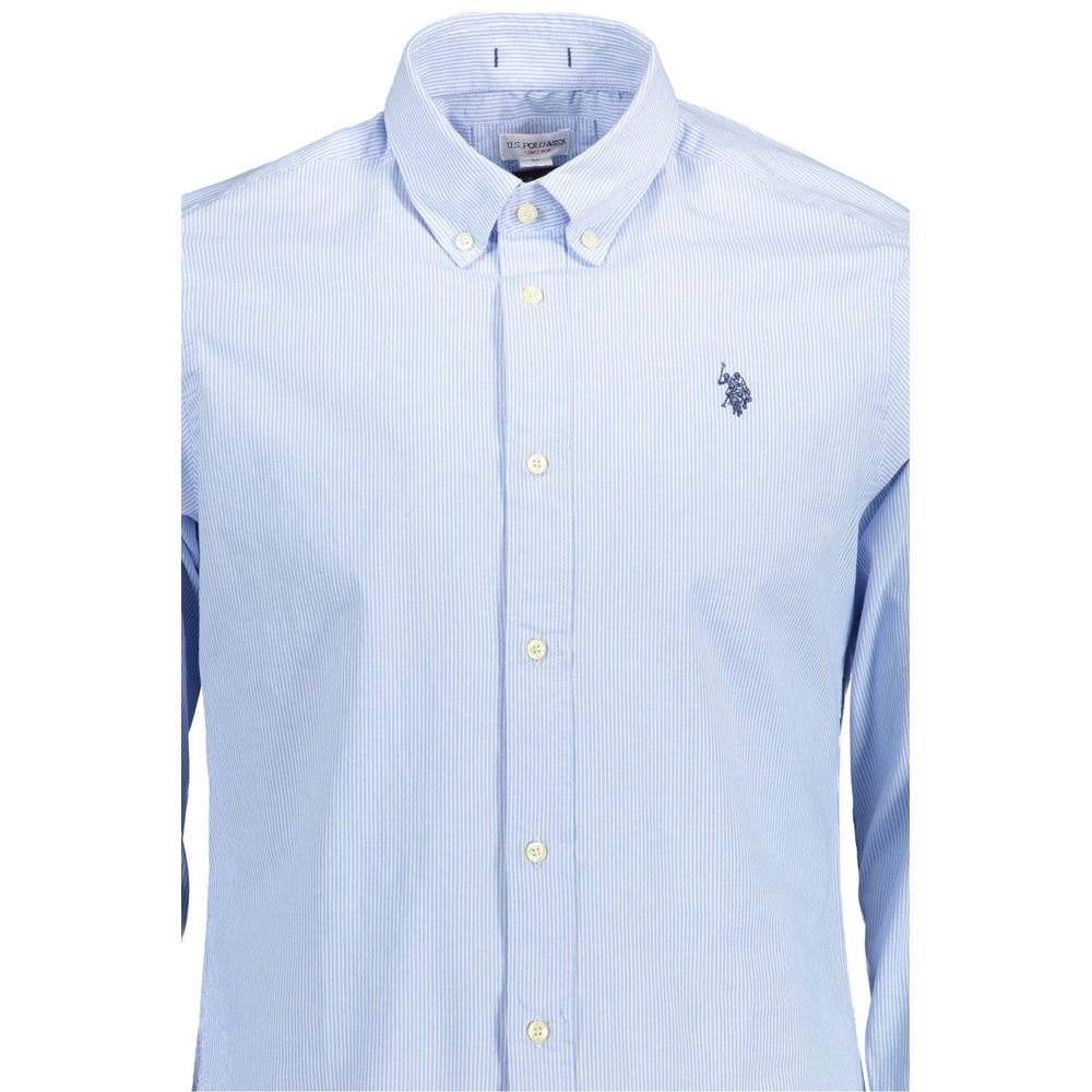 Light Blue Cotton Mens Shirt