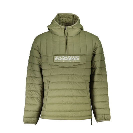 Green Polyamide Men Jacket