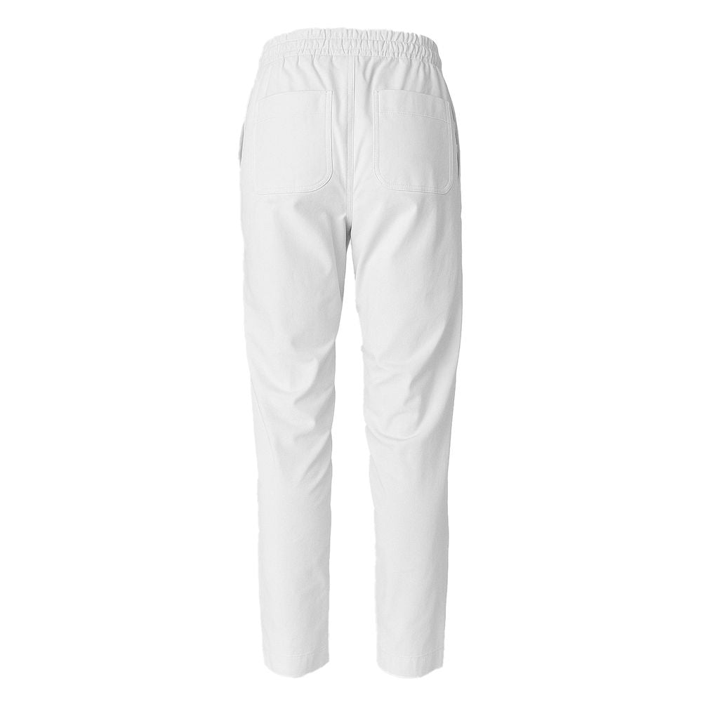White Cotton Men's Pant