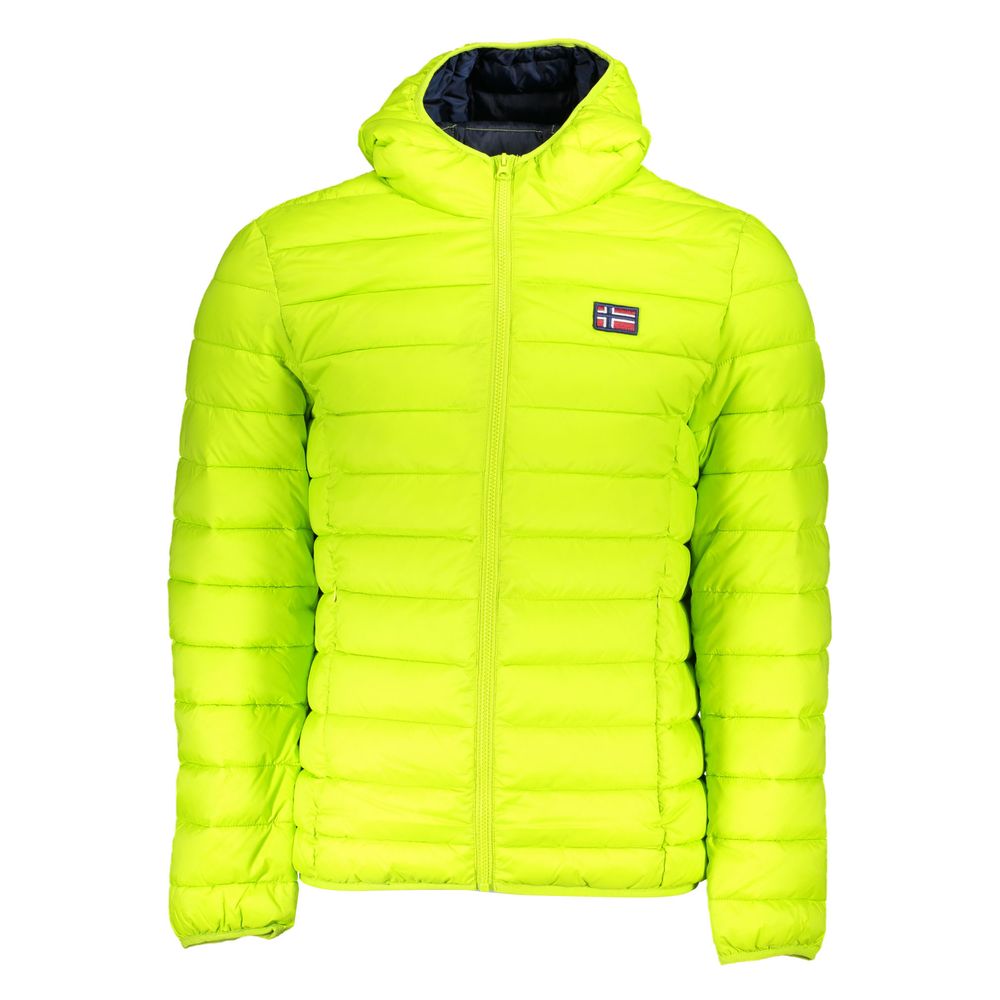 Green Polyamide Men Jacket