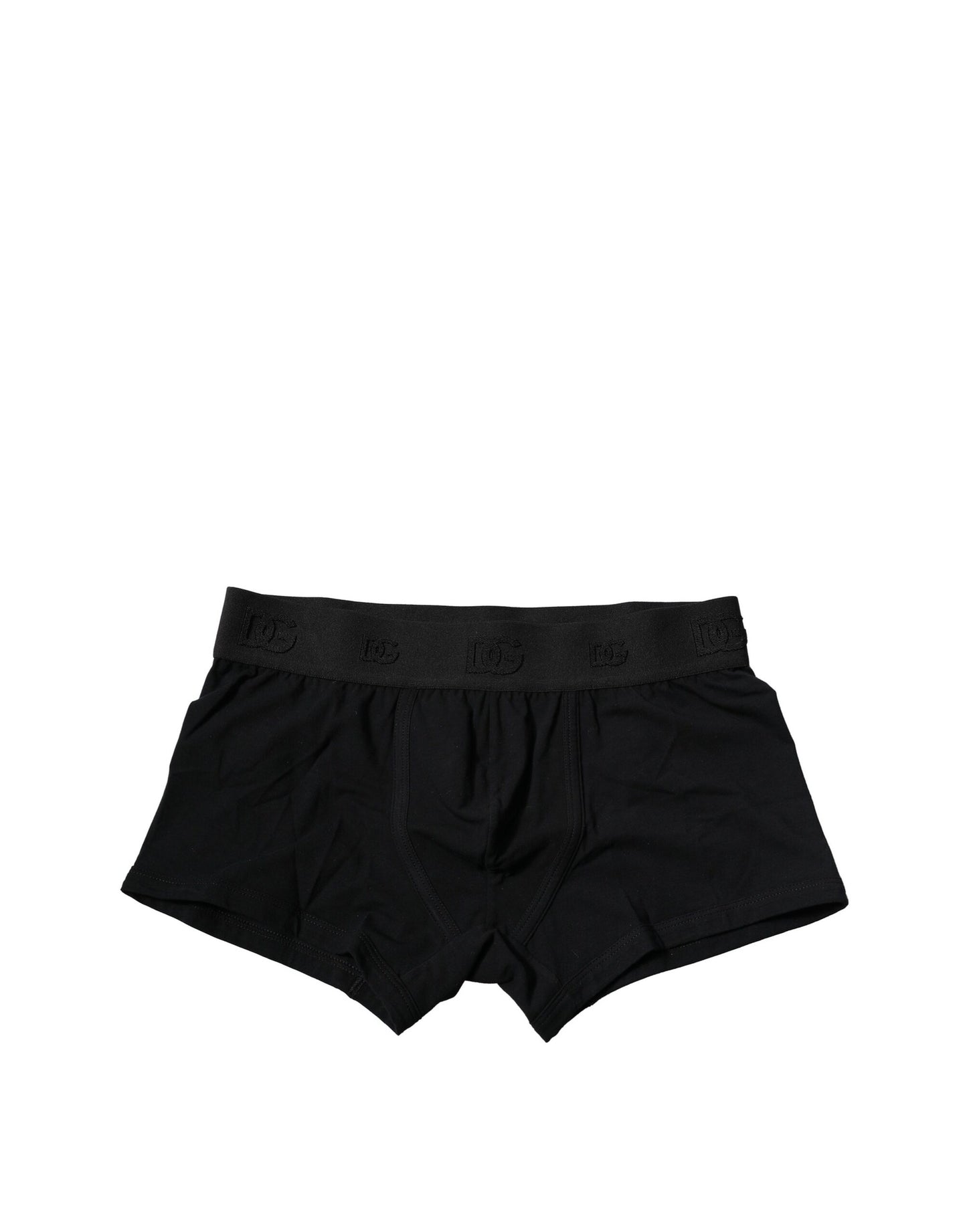 Black Cotton Stretch Regular Boxer Underwear