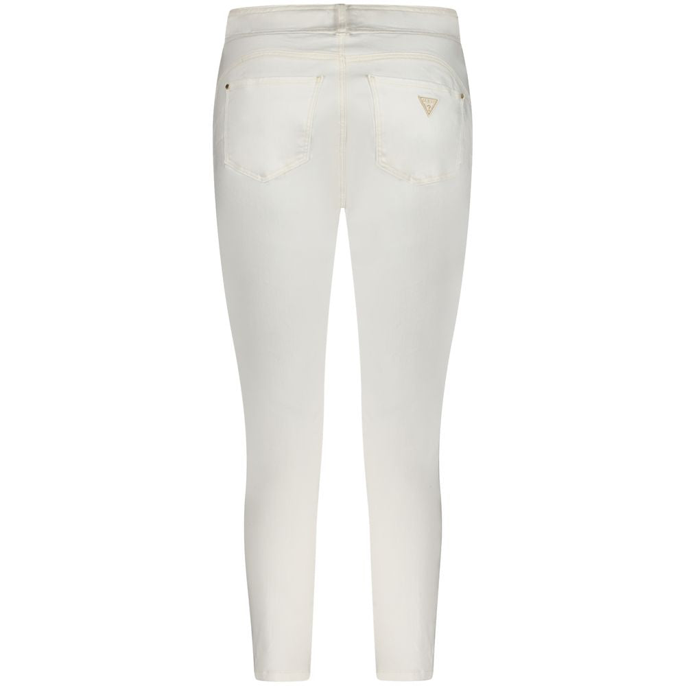 White Cotton Women's Skinny Jean