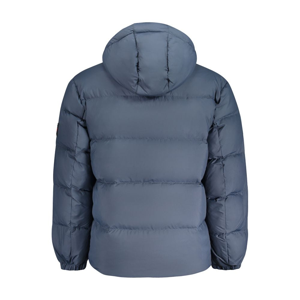Blue Recycled Polyester Men's Jacket