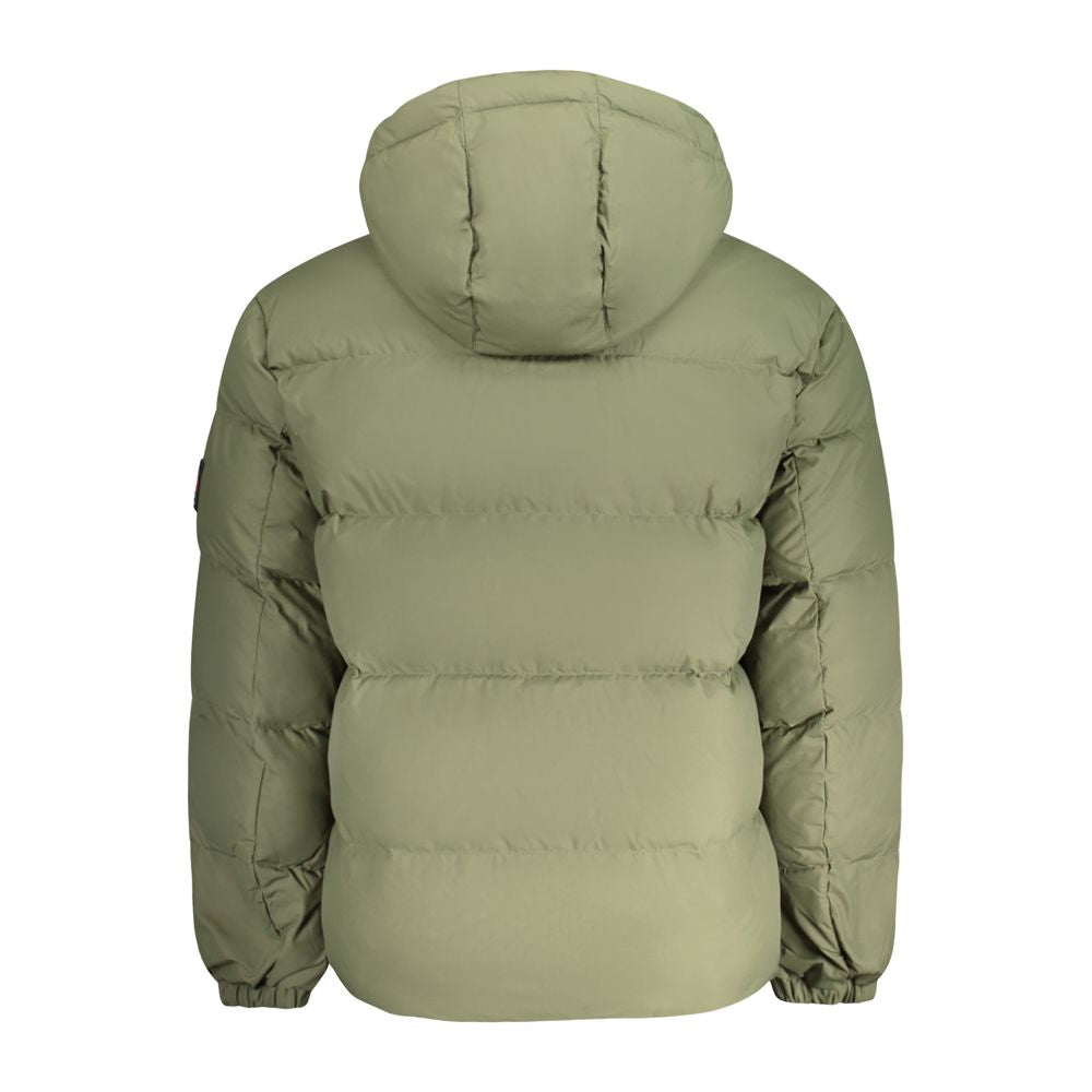 Green Recycled Polyester Men Jacket