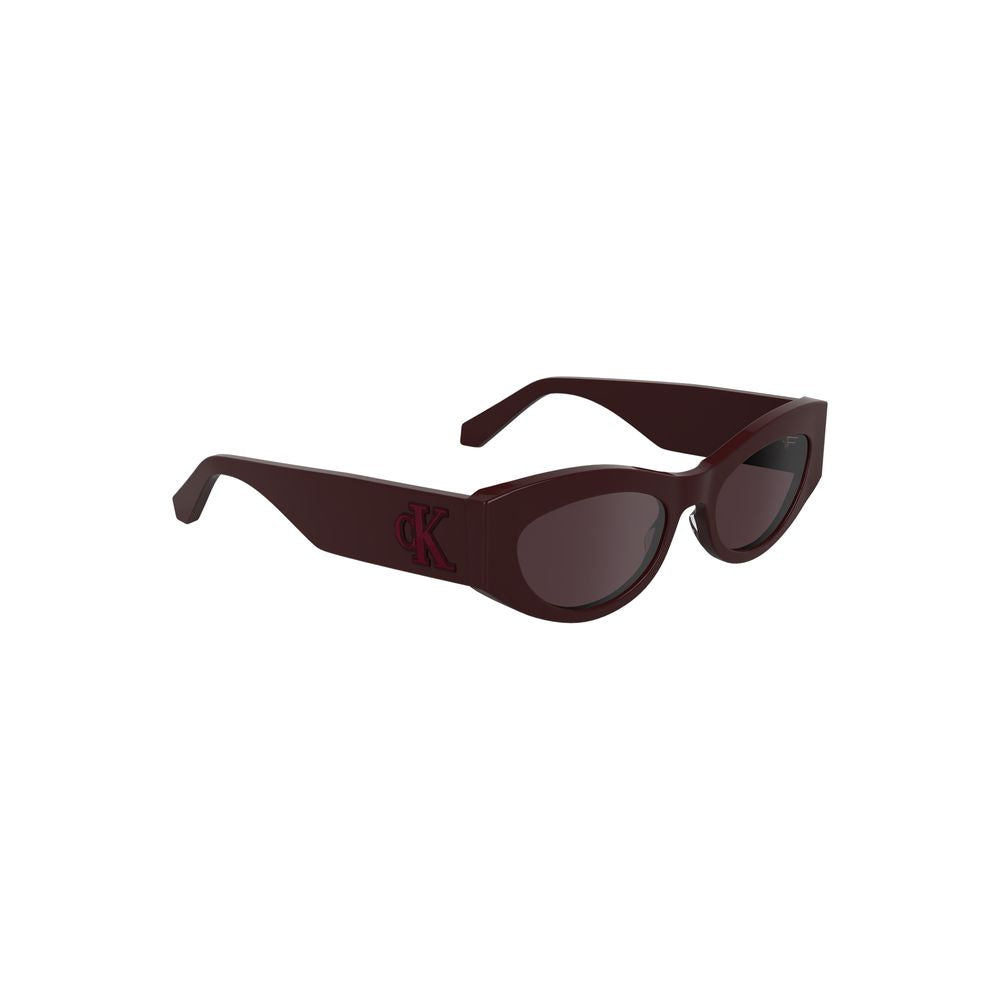 Red Acetate Women Sunglasses