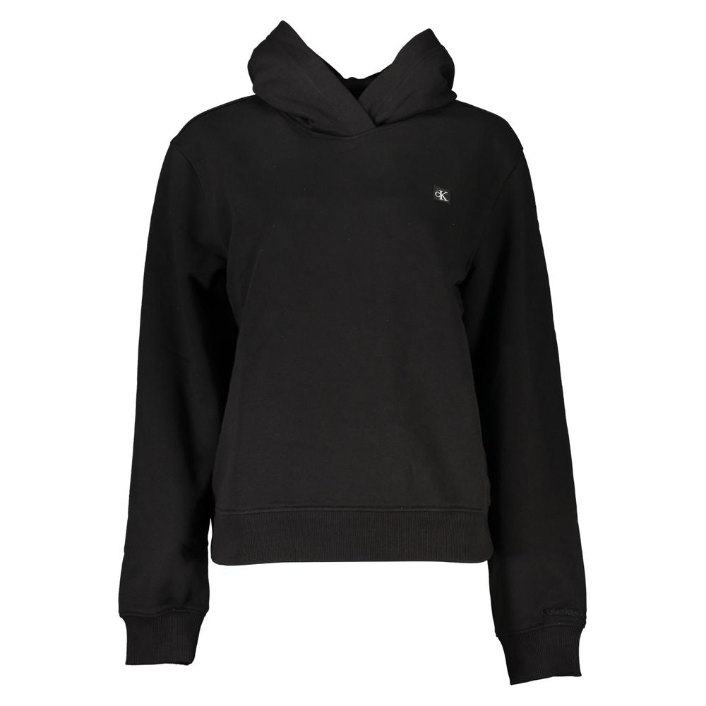 Black Cotton Women Sweater