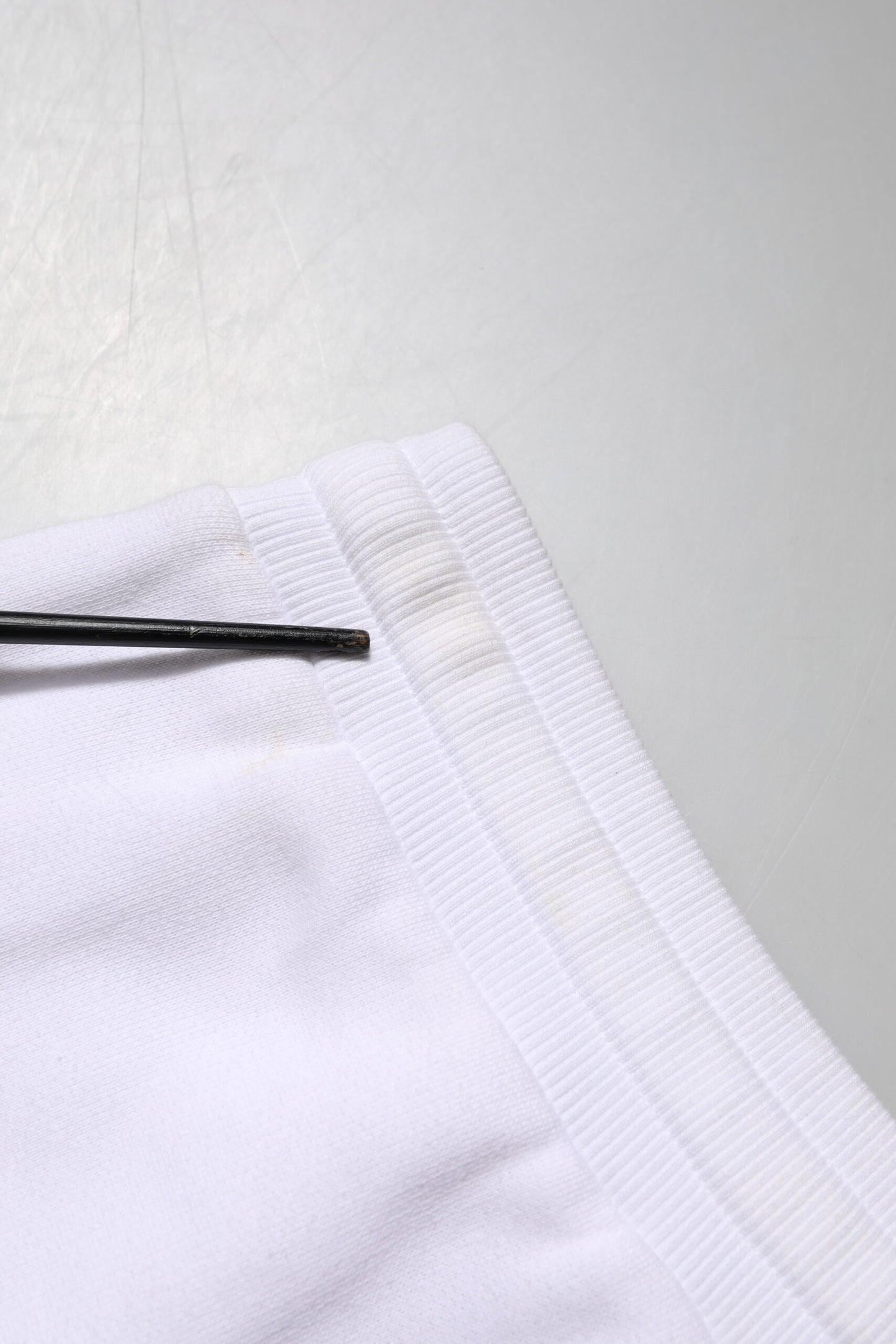 White Cotton Stretch Jogger Sweatpants Pants