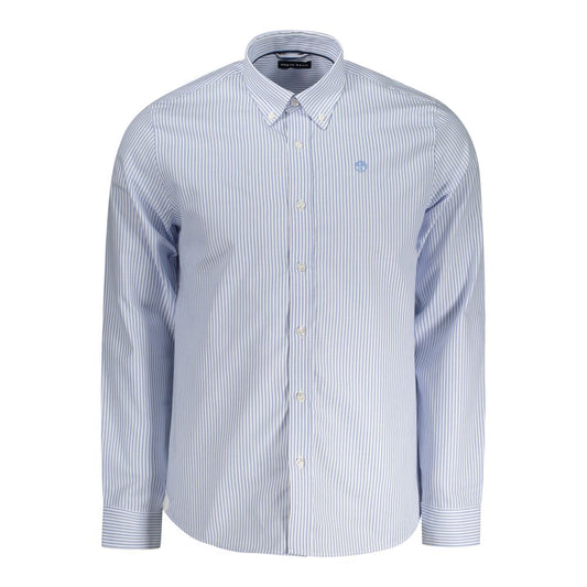 Light Blue Cotton Men Shirt