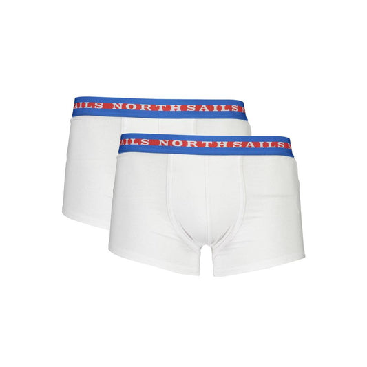 White Cotton Men Boxer