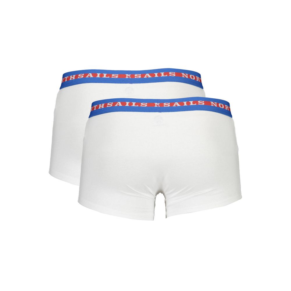 White Cotton Men Boxer