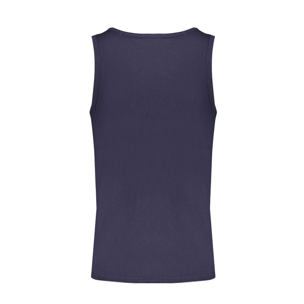 Blue Cotton Men Shirt