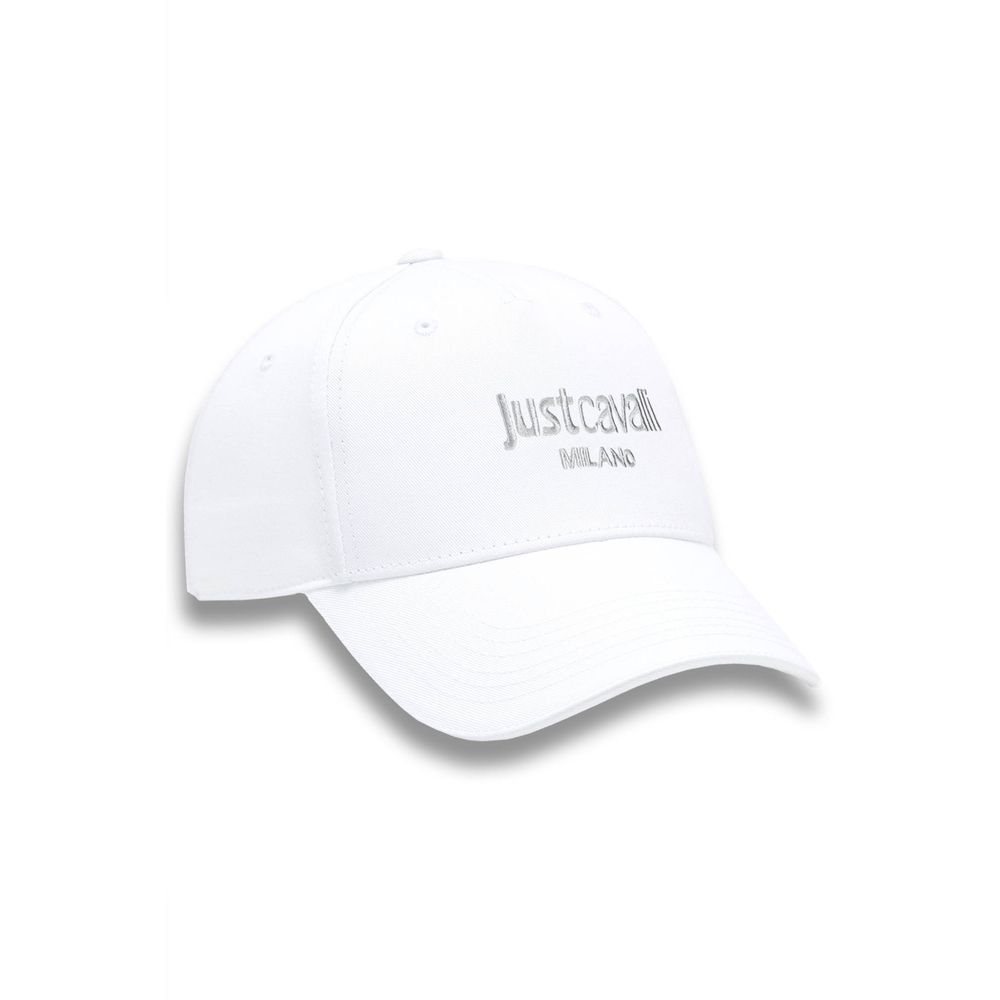 White Cotton Mens Cap