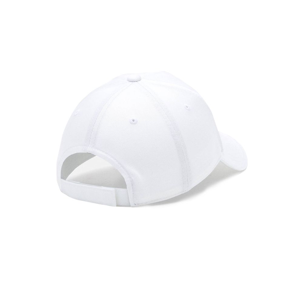 White Cotton Mens Cap