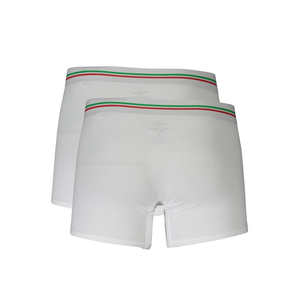White Cotton Men Boxer