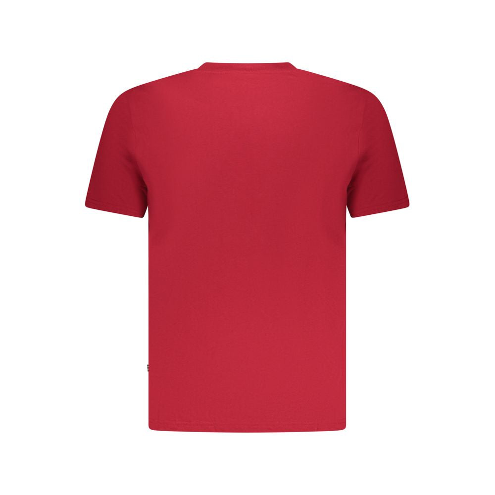 Red Cotton Men T-Shirt