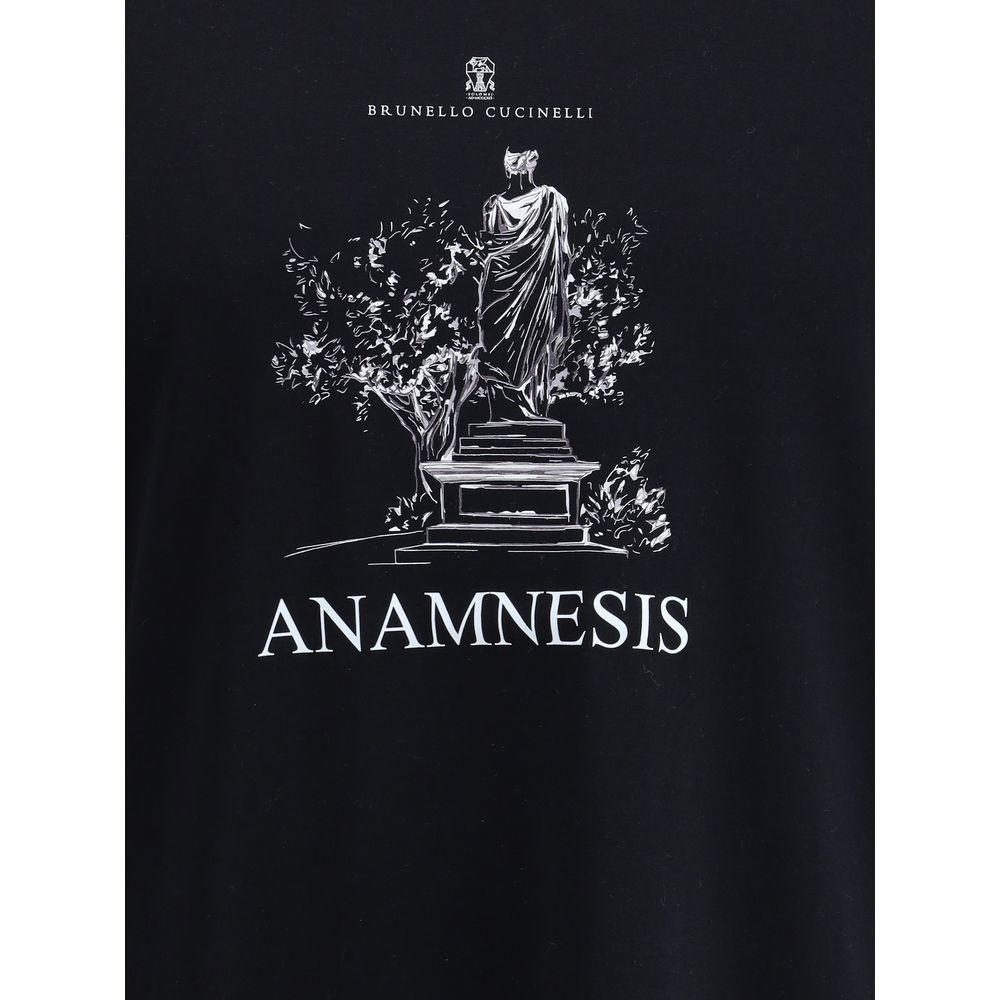 Black Cotton T-Shirt