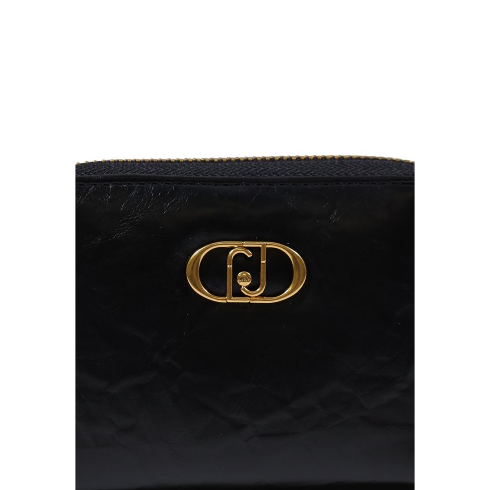 Black Artificial Leather Wallet