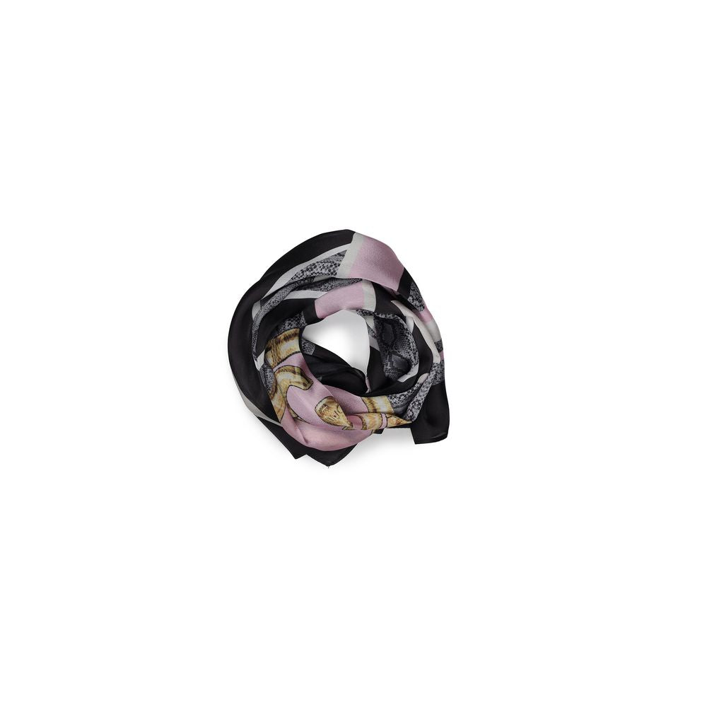 Black Polyester Scarf