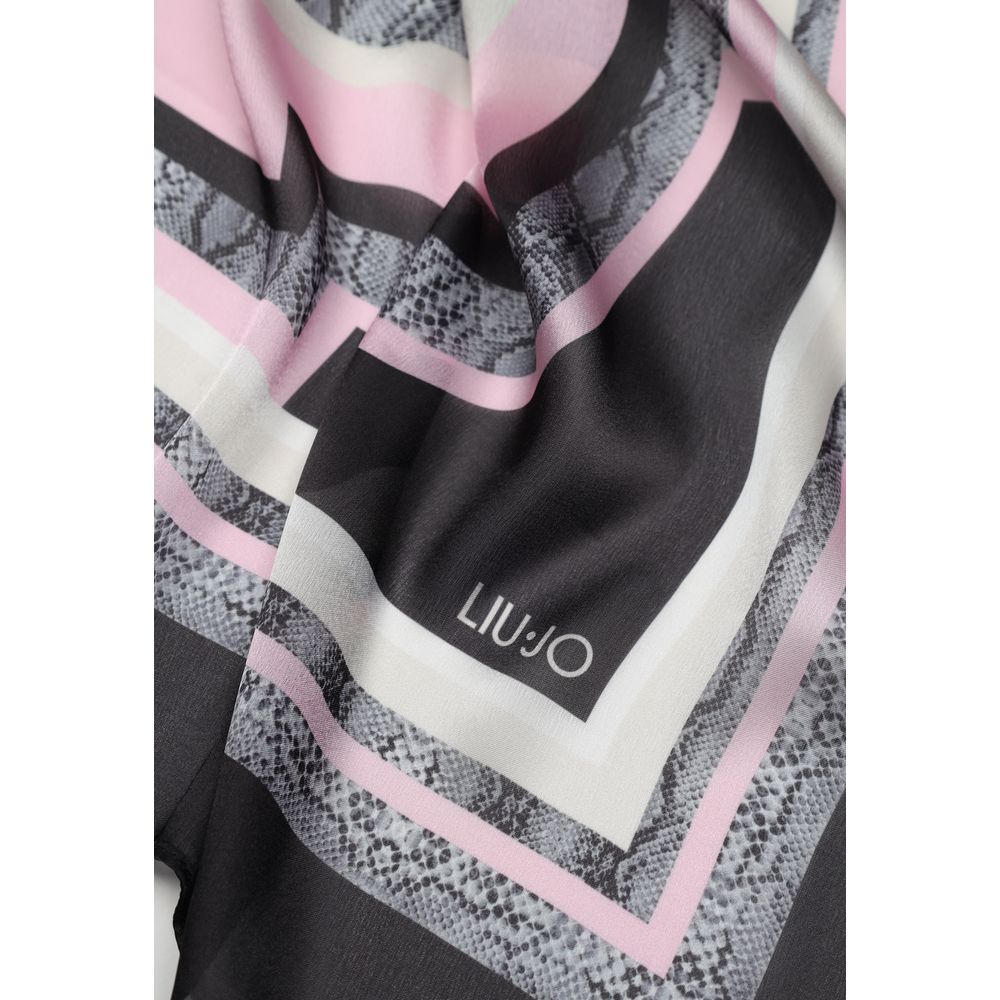 Black Polyester Scarf