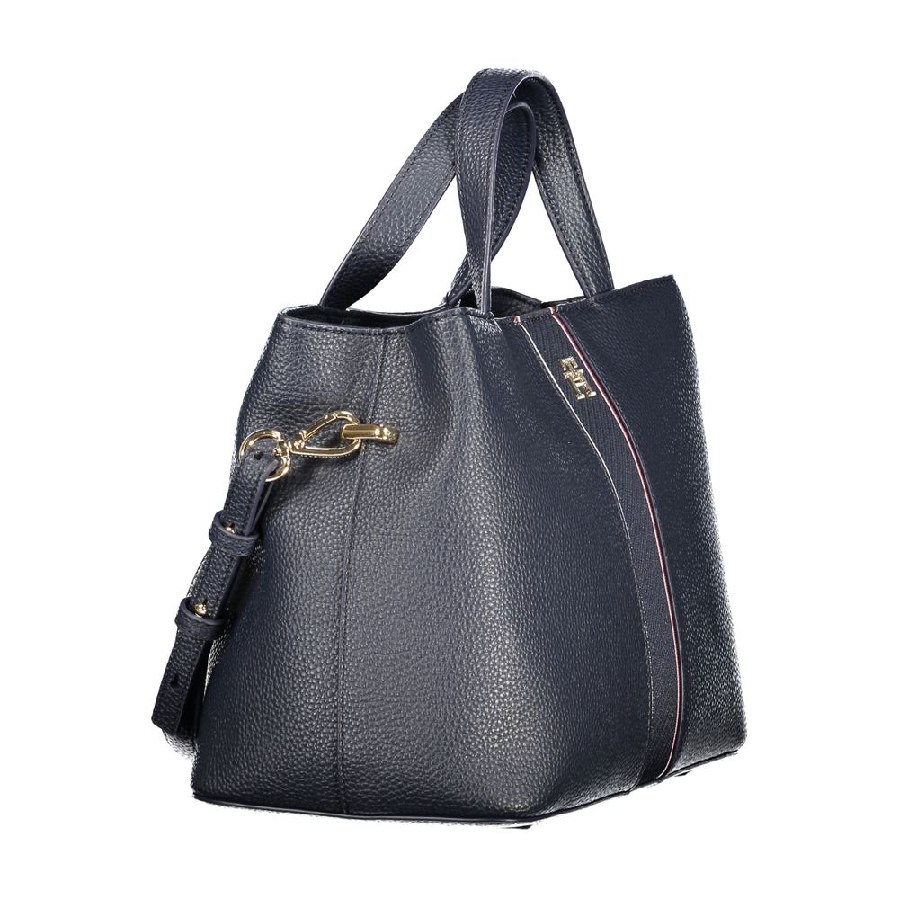 Blue Polyethylene Handbag